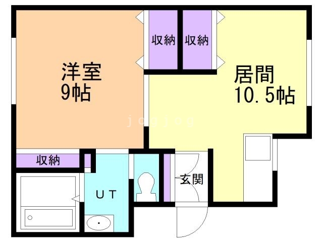 ハイツ翔の間取り