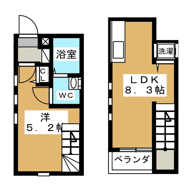 ラヴィール栄生の間取り