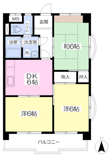 新珠マンション_間取り_0