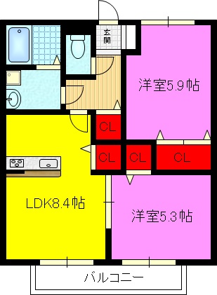 アルシオネの間取り写真