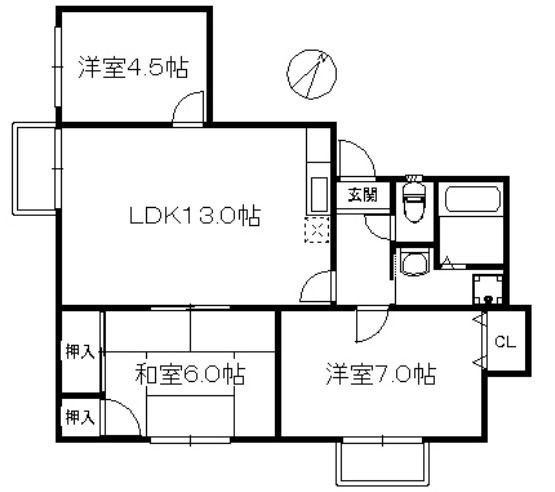 ポラリス山下町の間取り