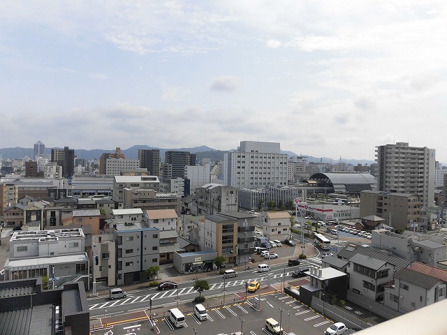 【アルファパーク高知駅の眺望】