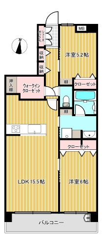 【アルファパーク高知駅の間取り】