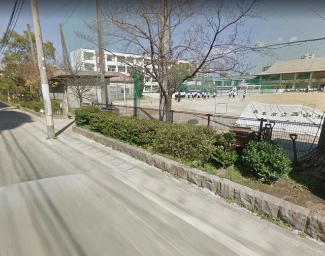 中学校　熊本市立西山中学校（中学校）まで91m
