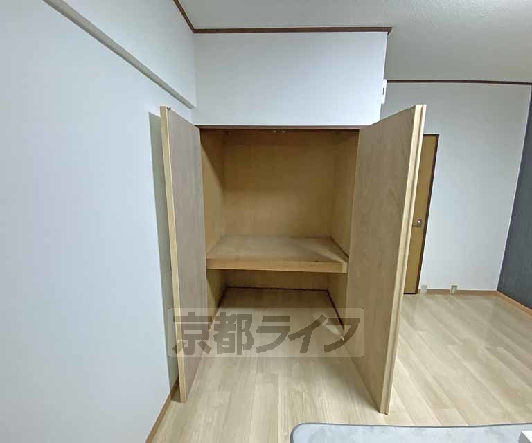 収納　奥行きのある大容量収納です。