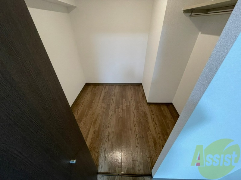 収納　クローゼットがありました。お洋服や荷物はここへ