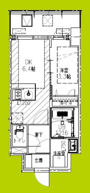 エスリードレジデンス都島グランゲートの間取り