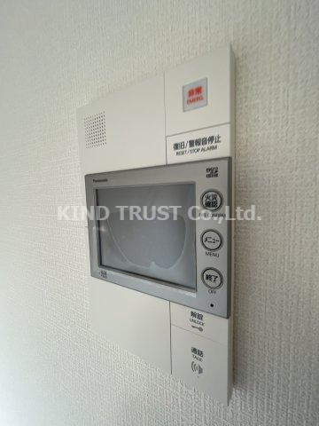 セキュリティ　モニター付きインターホンです