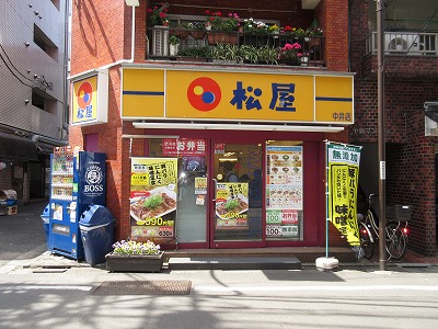飲食店　松屋中井店（飲食店）まで326m