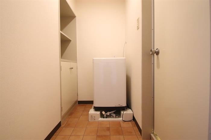 収納　脱衣所に収納があり便利！