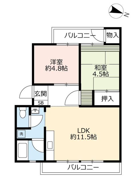 ＵＲ高森台の間取り