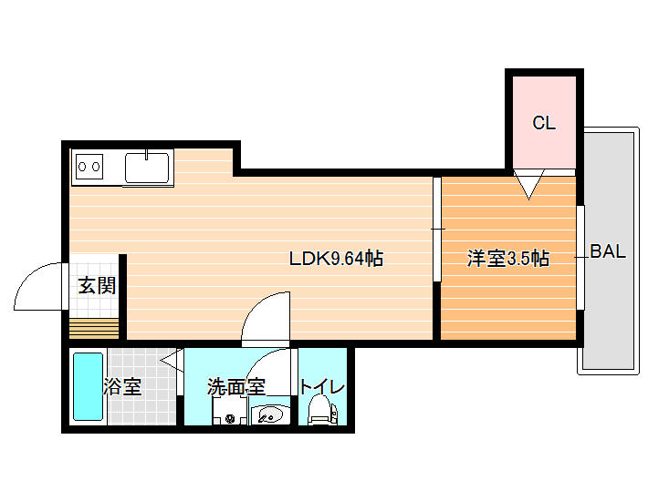 Ｆ+style藤井寺・林6丁目の間取り