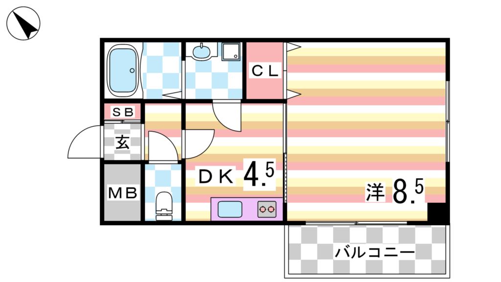 ダイコーパレスの間取り