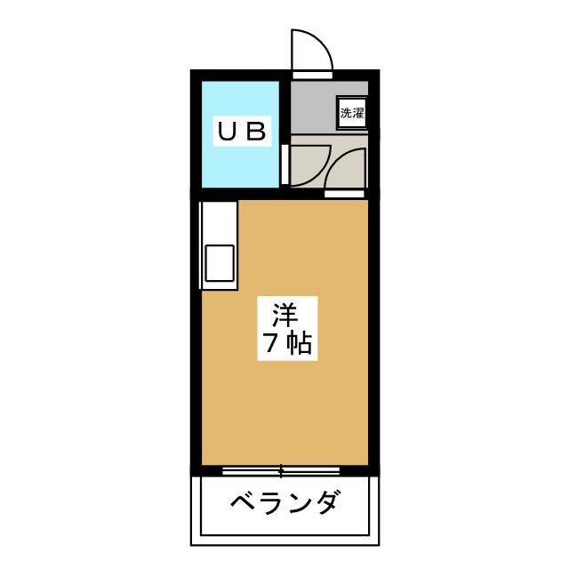 コーポＫの間取り