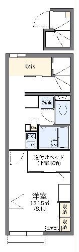 古賀市今の庄のアパートの間取り