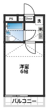 【シティパレス八幡Iの間取り】