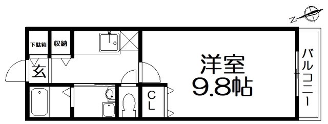 カーサグアリートの間取り