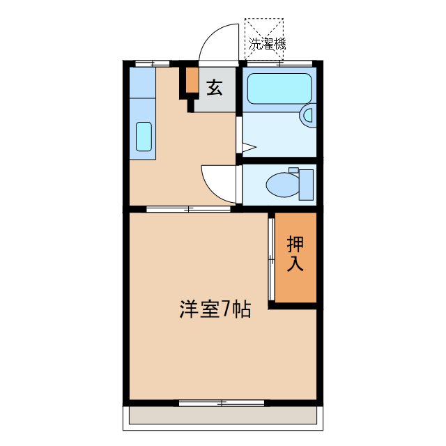 永瀬ハイツの間取り