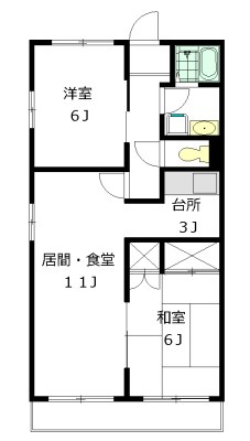 ピアレス下北沢Ａの間取り