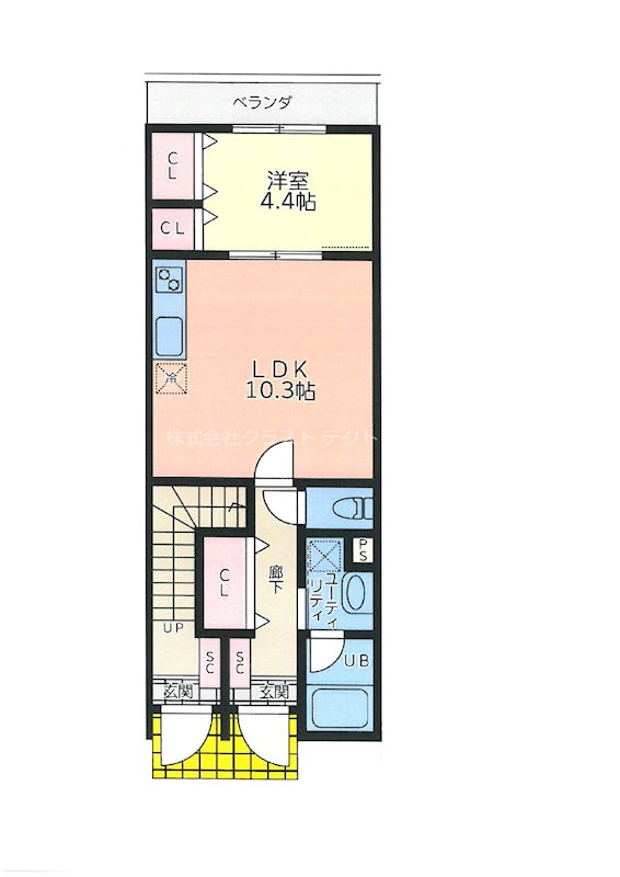 メイフェア　レガーロの間取り