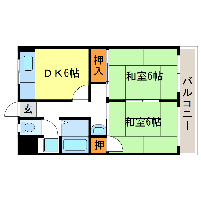 シャインハイツヨシザワIの間取り