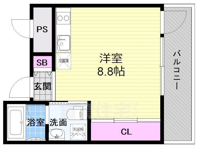 G-Design京都西院の間取り