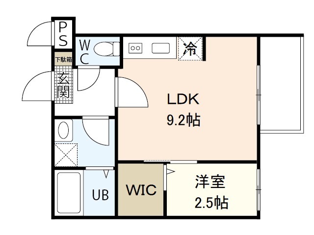 スマイルレジデンス廿日市本町の間取り