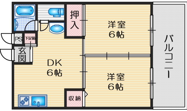 ハマビルの間取り