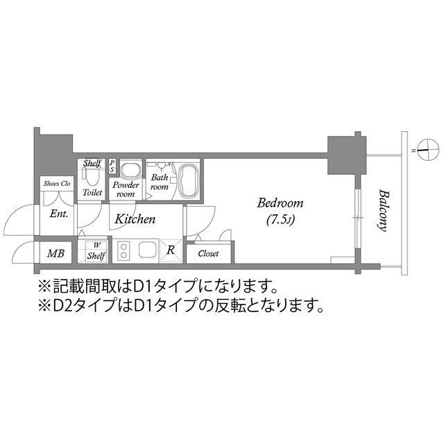 エスリード大須プレシアの間取り