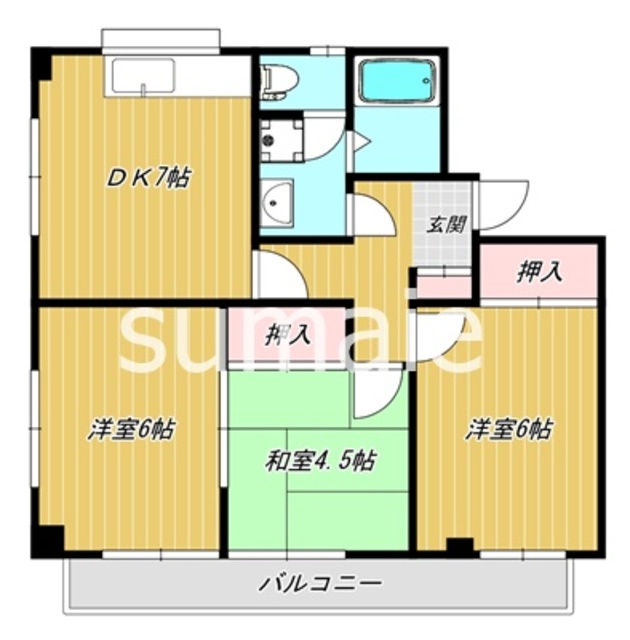 加藤マンションの間取り