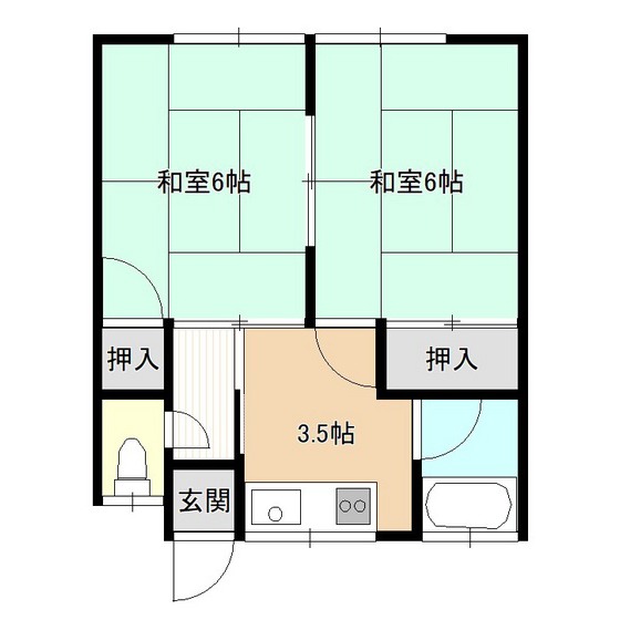 青山ダイヤリッチの間取り