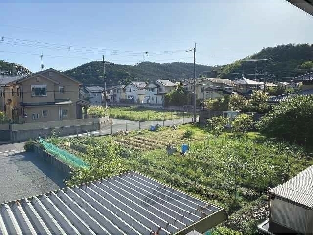 【京都市左京区岩倉幡枝町のアパートの眺望】