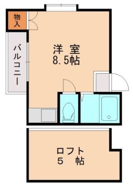 樫尾コーポの間取り