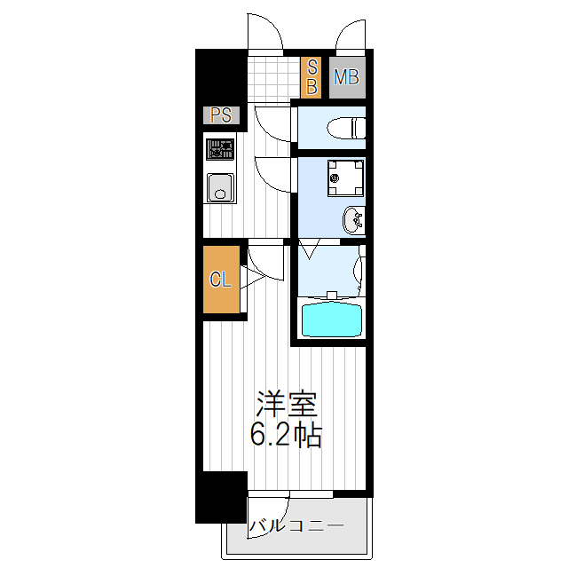 エスリード長居公園ＰＡＲＫ　ＡＶＥＮＵＥの間取り