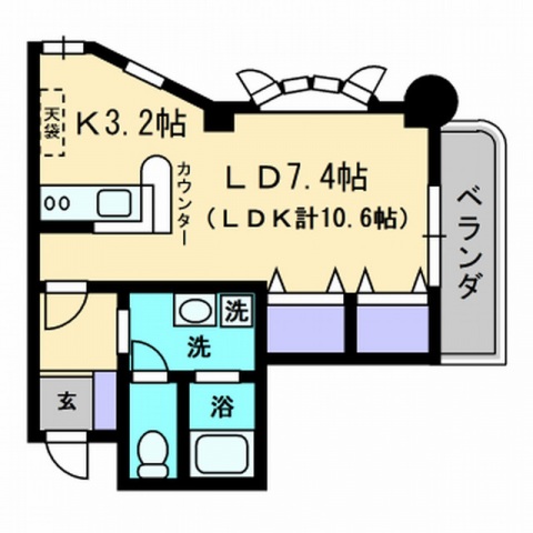 メゾンＳＥＩの間取り