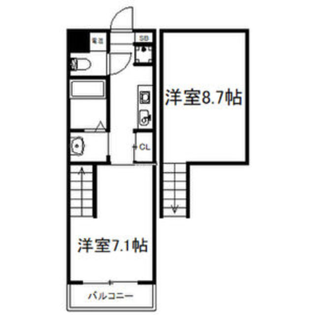 GROOVE堺東アネックスの間取り