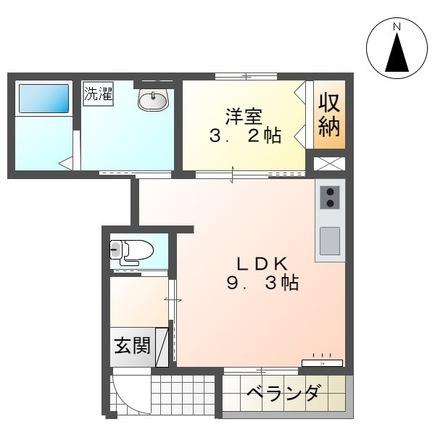 アラリバー塩冶の間取り