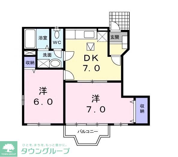 ソレアードプラザの間取り