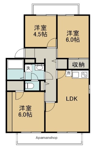 サンビレッジＤＯＩ　Ｃ棟の間取り