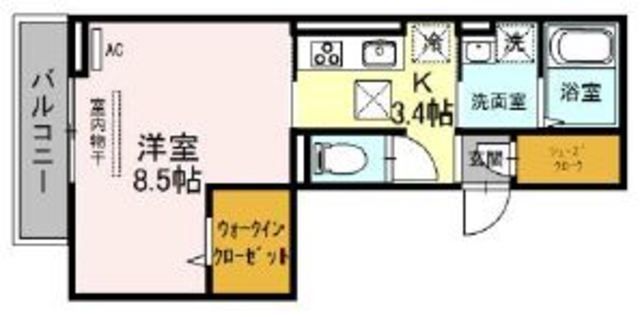 さいたま市西区大字土屋のアパートの間取り