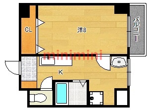 イーズ南春日丘の間取り