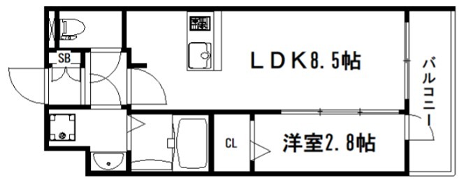 ファステート京都東福寺パラベルの間取り