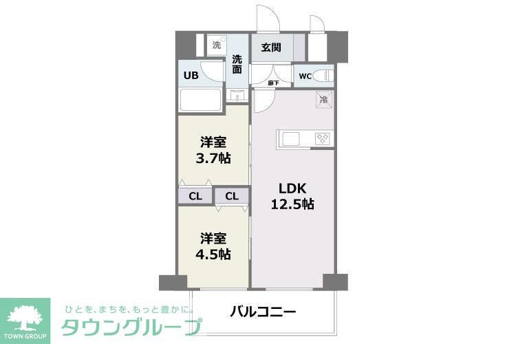 エフパルク高宮2の間取り