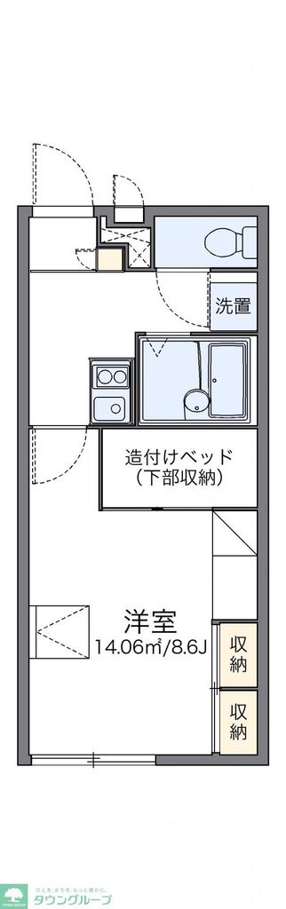 レオパレスソフィアの間取り