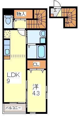 サンライズ矢巾の間取り