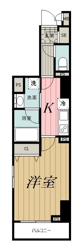 ロイジェントパークス千葉中央の間取り