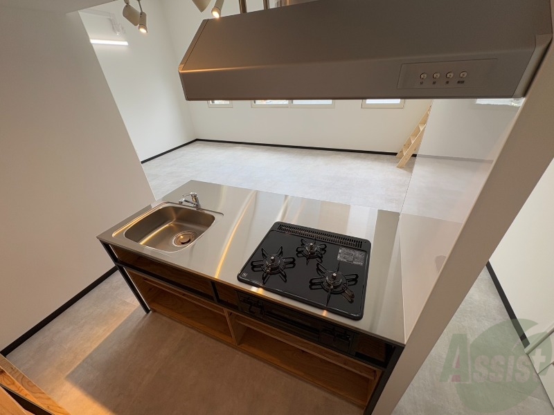 キッチン　システムキッチンなので、すぐお料理に使えます！