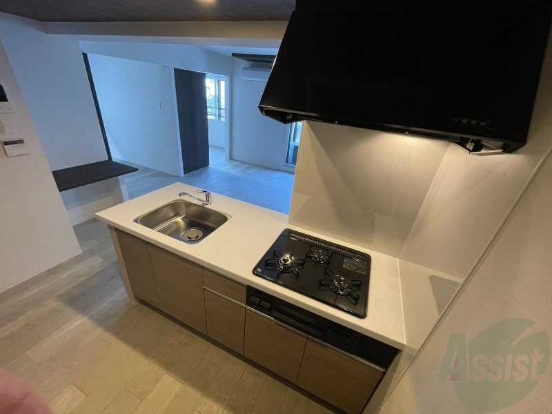 キッチン　システムキッチンなので、すぐお料理に使えます！