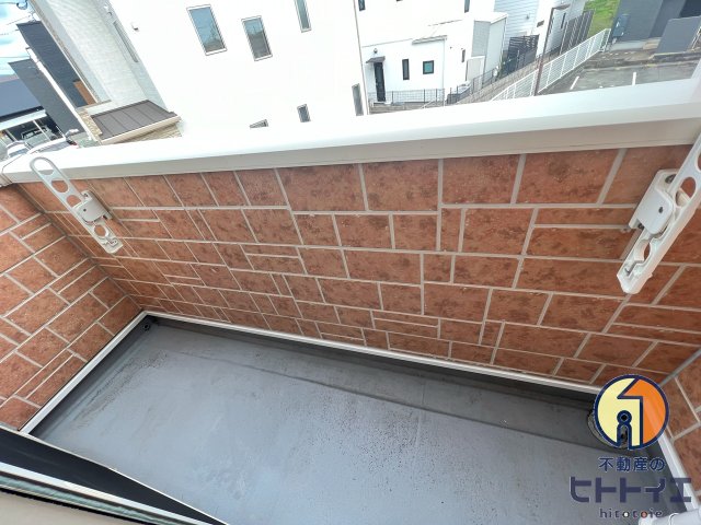 バルコニー　お洗濯物も干せます！