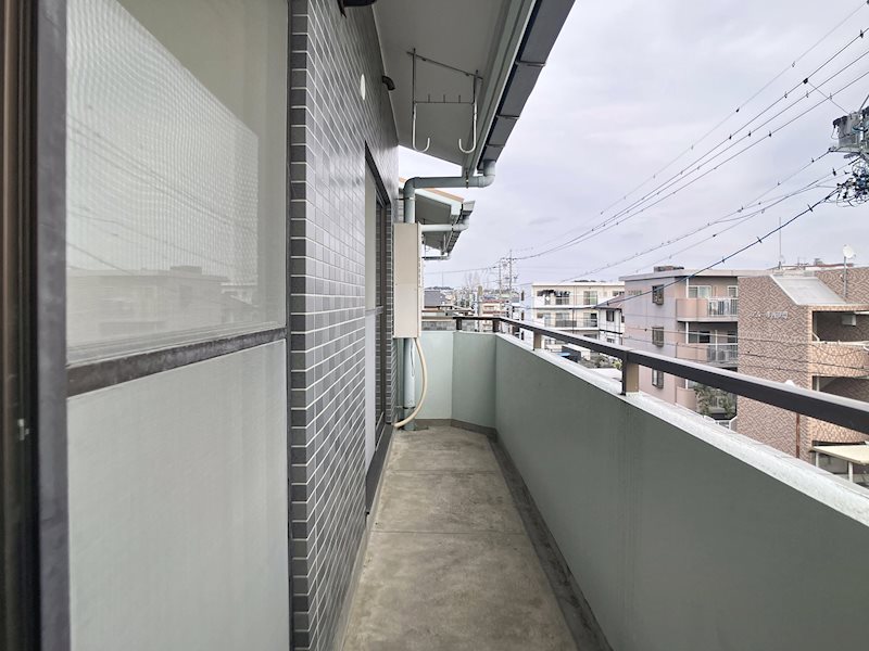 バルコニー　明るいベランダです！